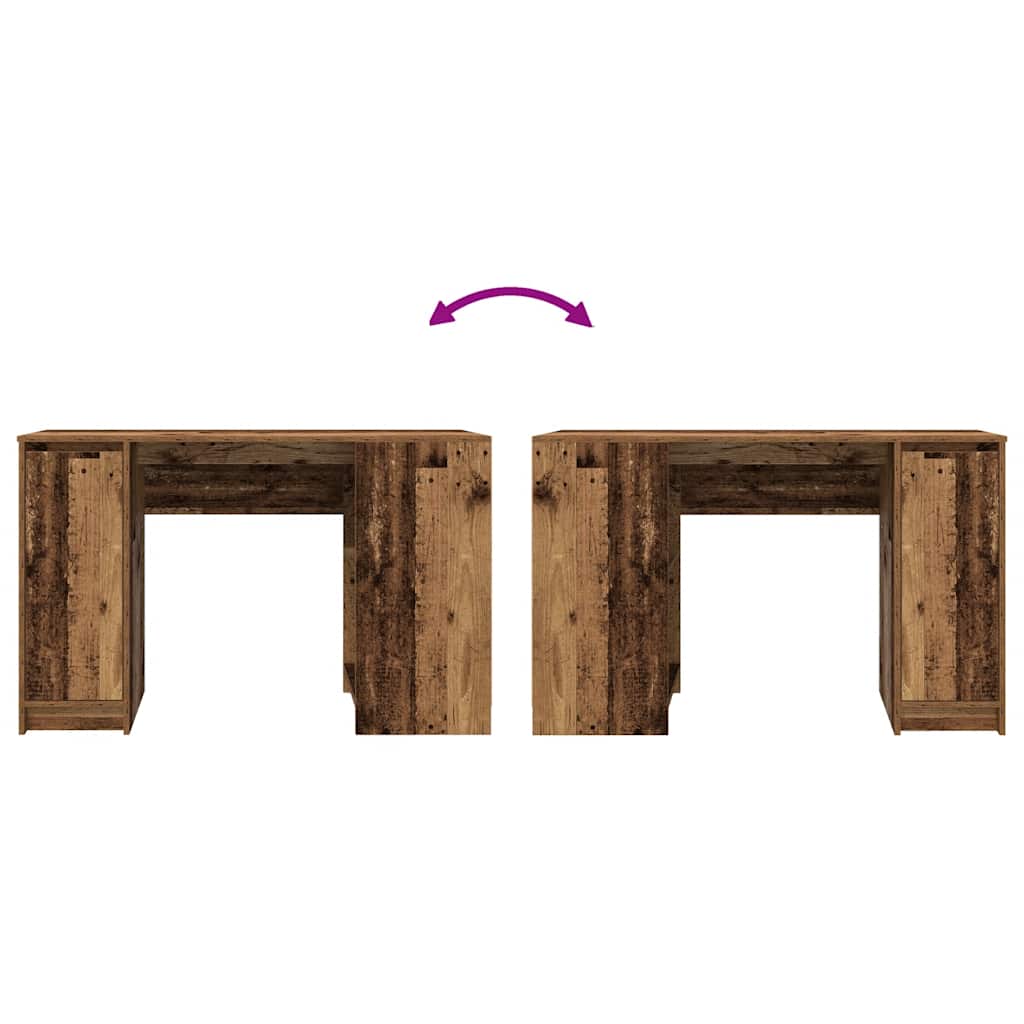 vidaXL Biurko Stare drewno 120x42x76 cm Drewno klejone