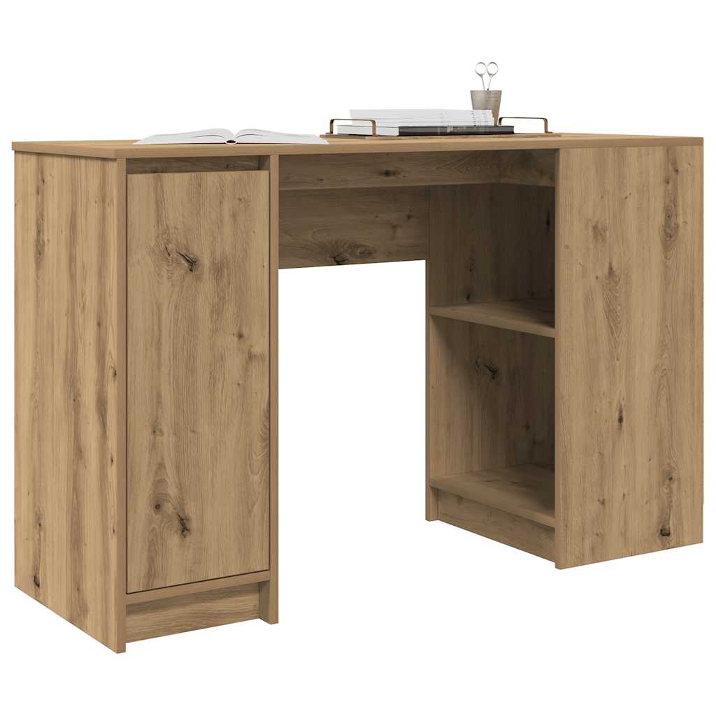 vidaXL Biurko Artisan Dąb 120x42x76 cm Drewno klejone