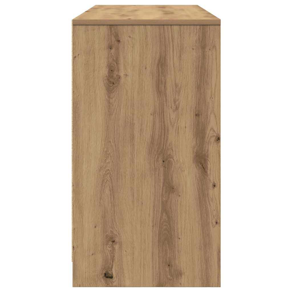 vidaXL Biurko Artisan Dąb 120x42x76 cm Drewno klejone