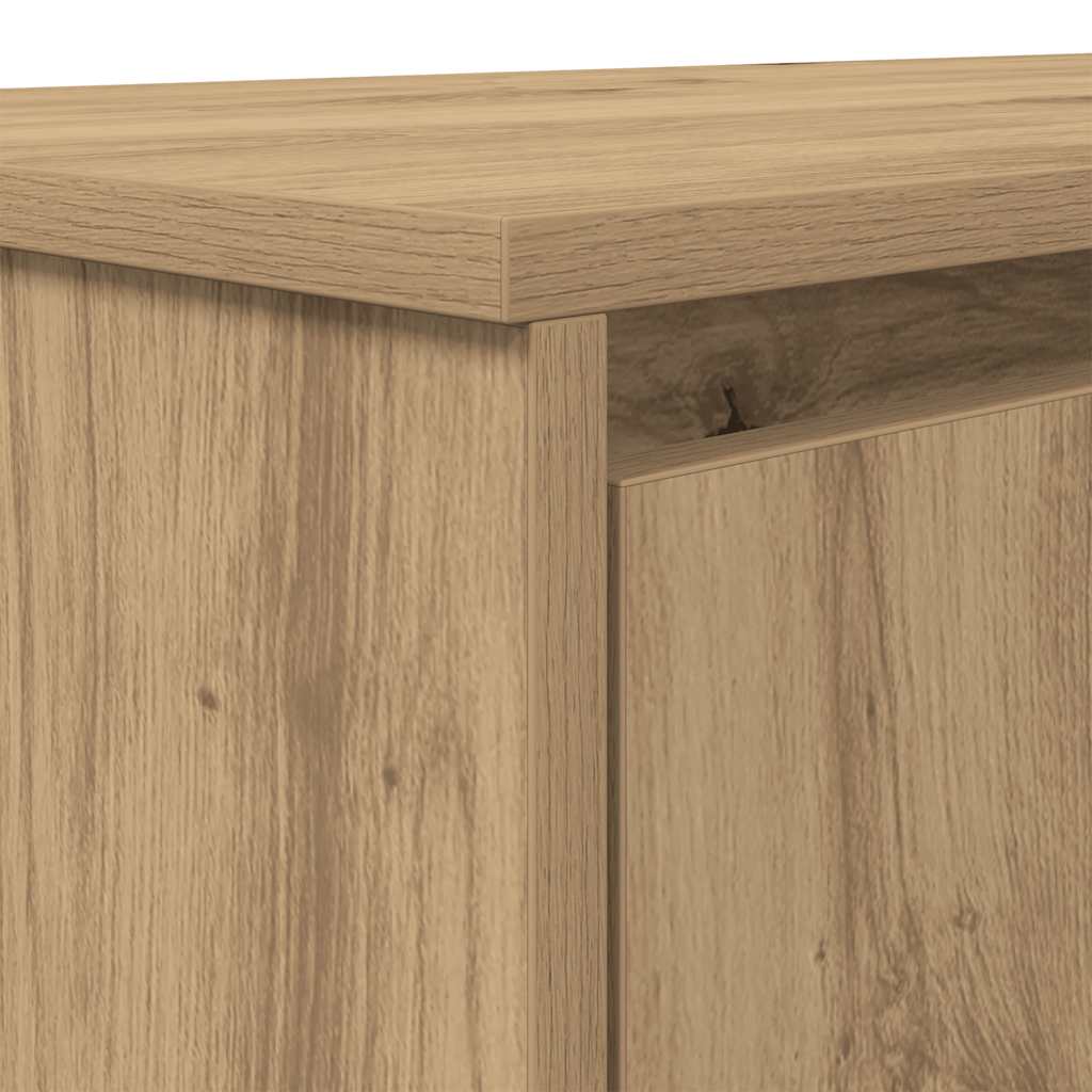 vidaXL Biurko Artisan Dąb 120x42x76 cm Drewno klejone