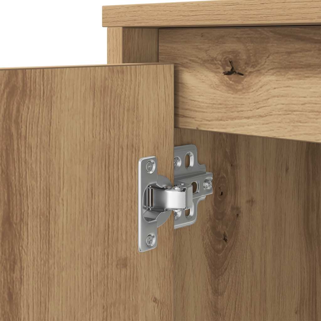 vidaXL Biurko Artisan Dąb 120x42x76 cm Drewno klejone