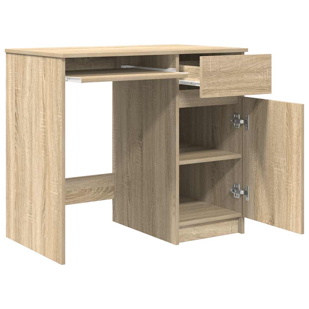 vidaXL Biurko Sonoma Oak 86x49x76 cm Drewno klejone
