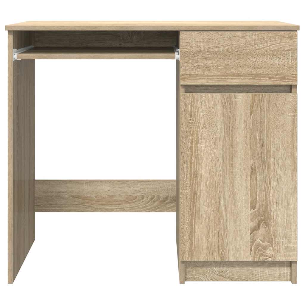 vidaXL Biurko Sonoma Oak 86x49x76 cm Drewno klejone