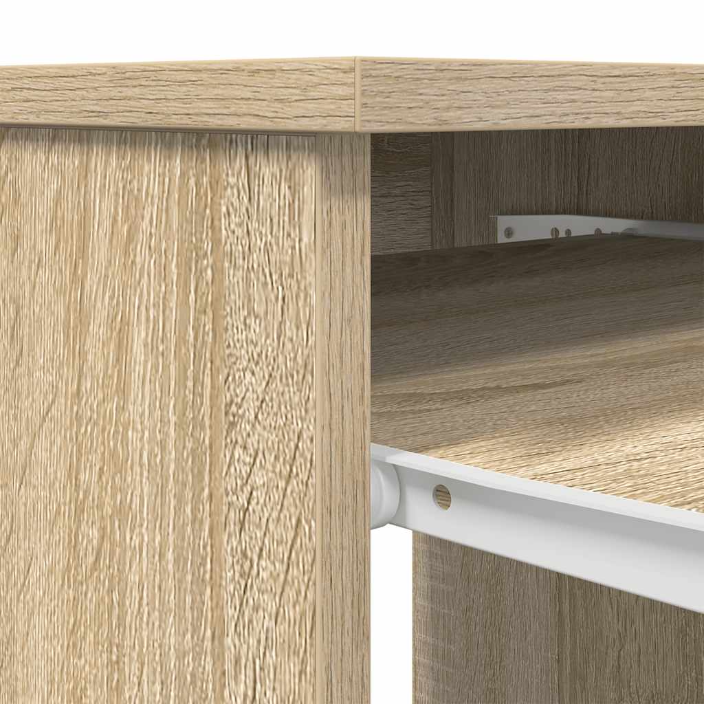 vidaXL Biurko Sonoma Oak 86x49x76 cm Drewno klejone