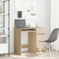 vidaXL Biurko Sonoma Oak 86x49x76 cm Drewno klejone