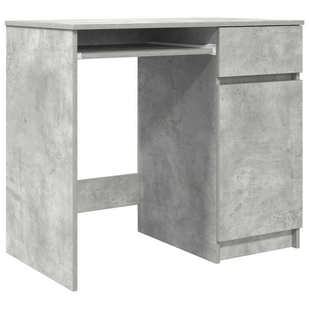 vidaXL Biurko Beton Szary 86x49x76 cm Drewno klejone