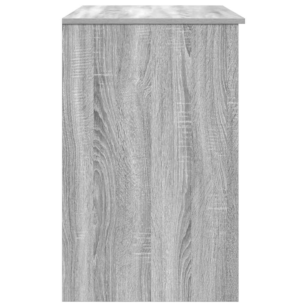 vidaXL Biurko Sonoma Szare 86x49x76 cm Drewno klejone