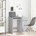 vidaXL Biurko Sonoma Szare 86x49x76 cm Drewno klejone