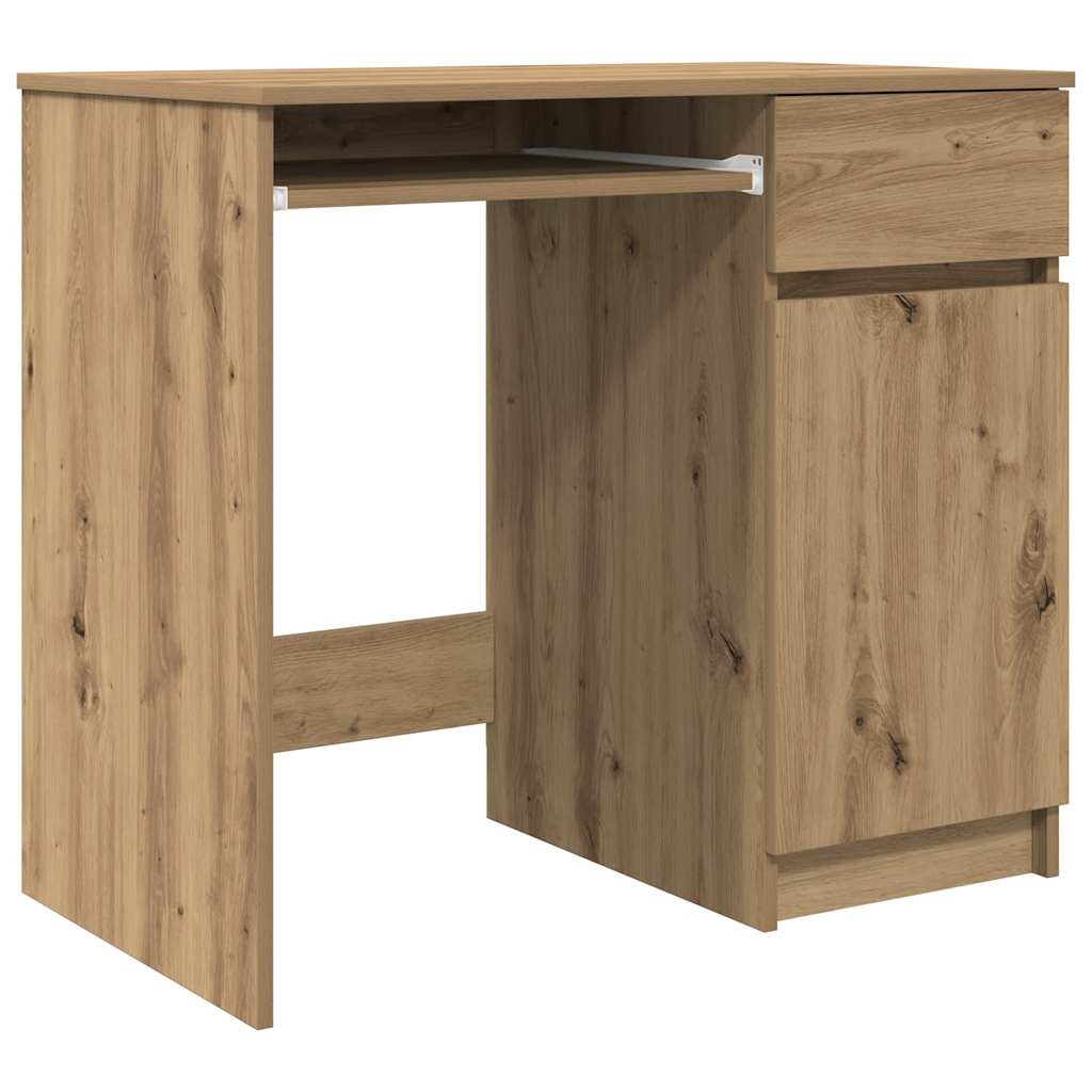 vidaXL Biurko Artisan Dąb 86x49x76 cm Drewno klejone