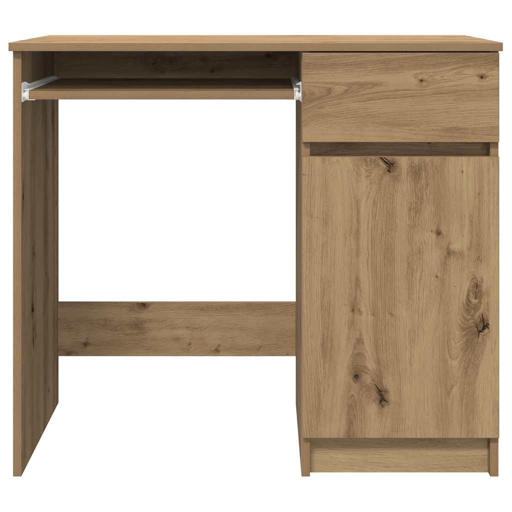 vidaXL Biurko Artisan Dąb 86x49x76 cm Drewno klejone