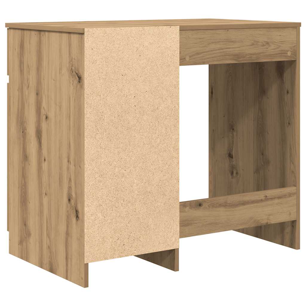 vidaXL Biurko Artisan Dąb 86x49x76 cm Drewno klejone