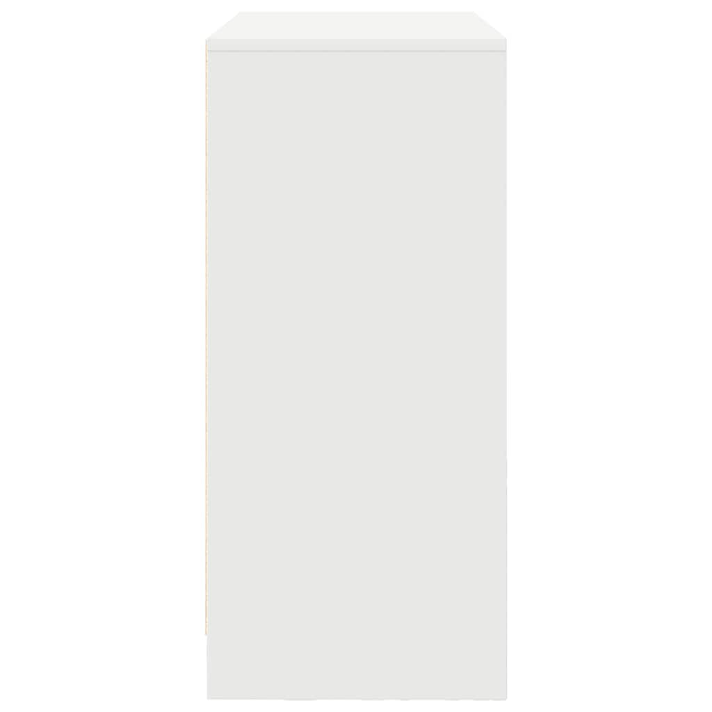 vidaXL Komoda z szufladami i drzwiami, biała, 70,5x34x74,5 cm
