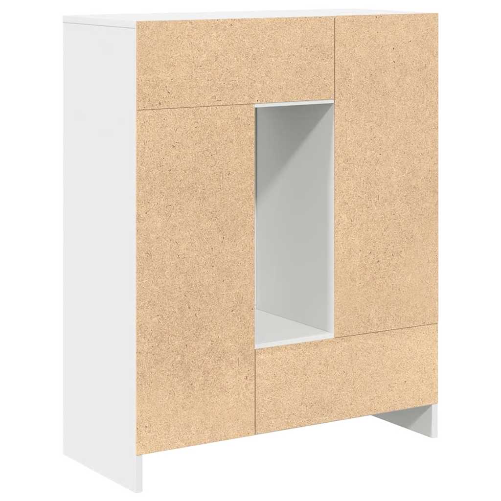 vidaXL Komoda z szufladami i drzwiami, biała, 73x31x90 cm