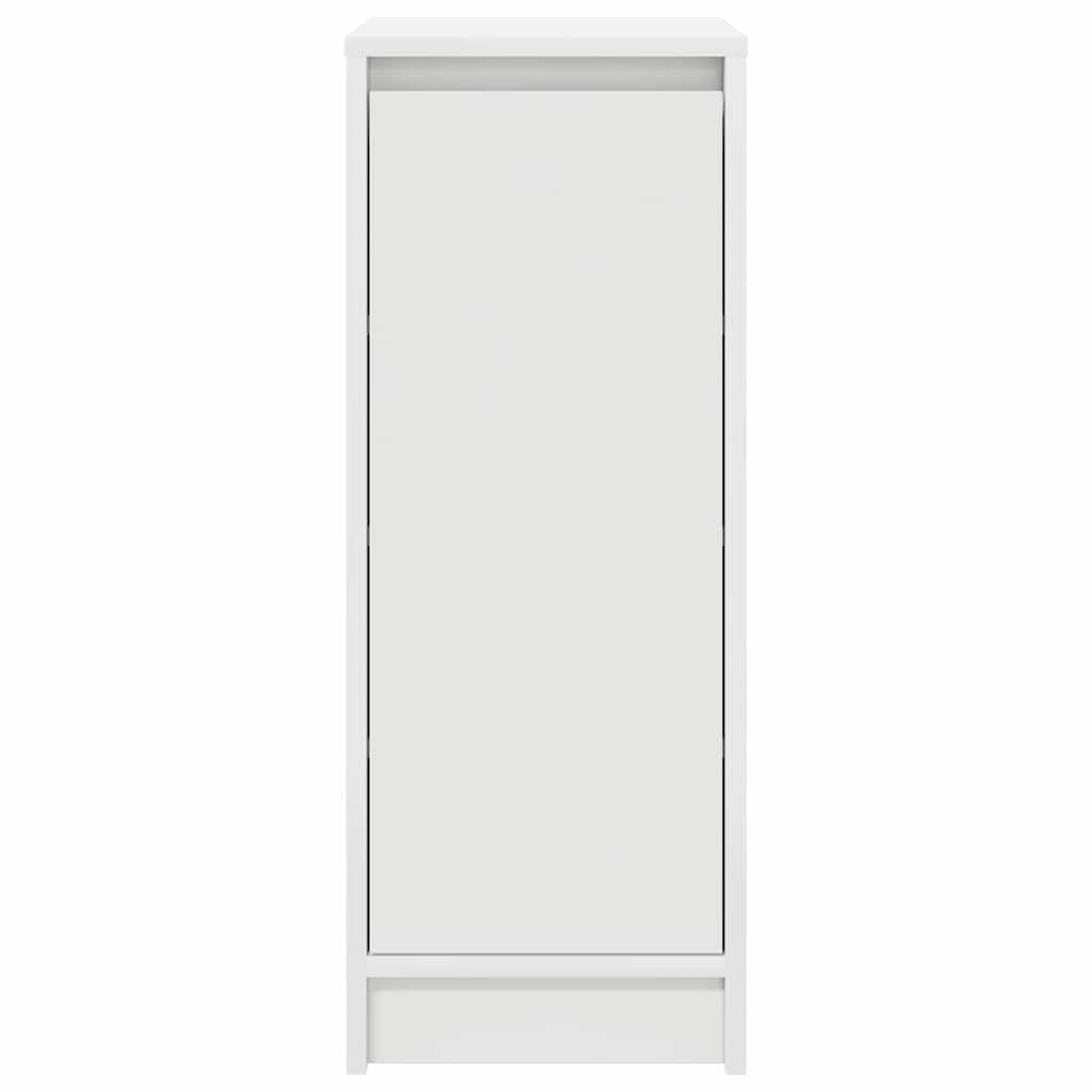 vidaXL Szafka na buty Biała 29,5x34x76 cm Drewno klejone
