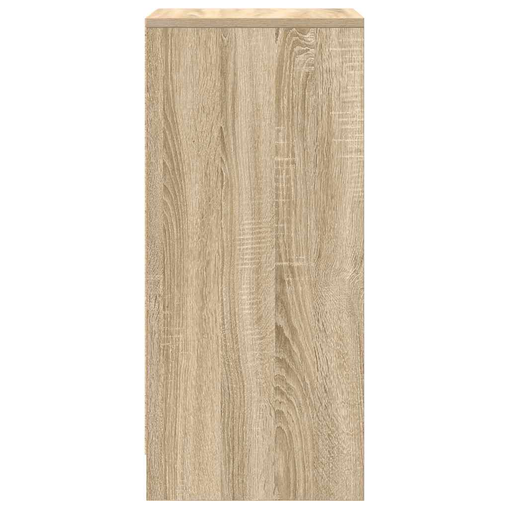 vidaXL Szafka na buty Sonoma Oak 29,5x34x76 cm Drewno klejone