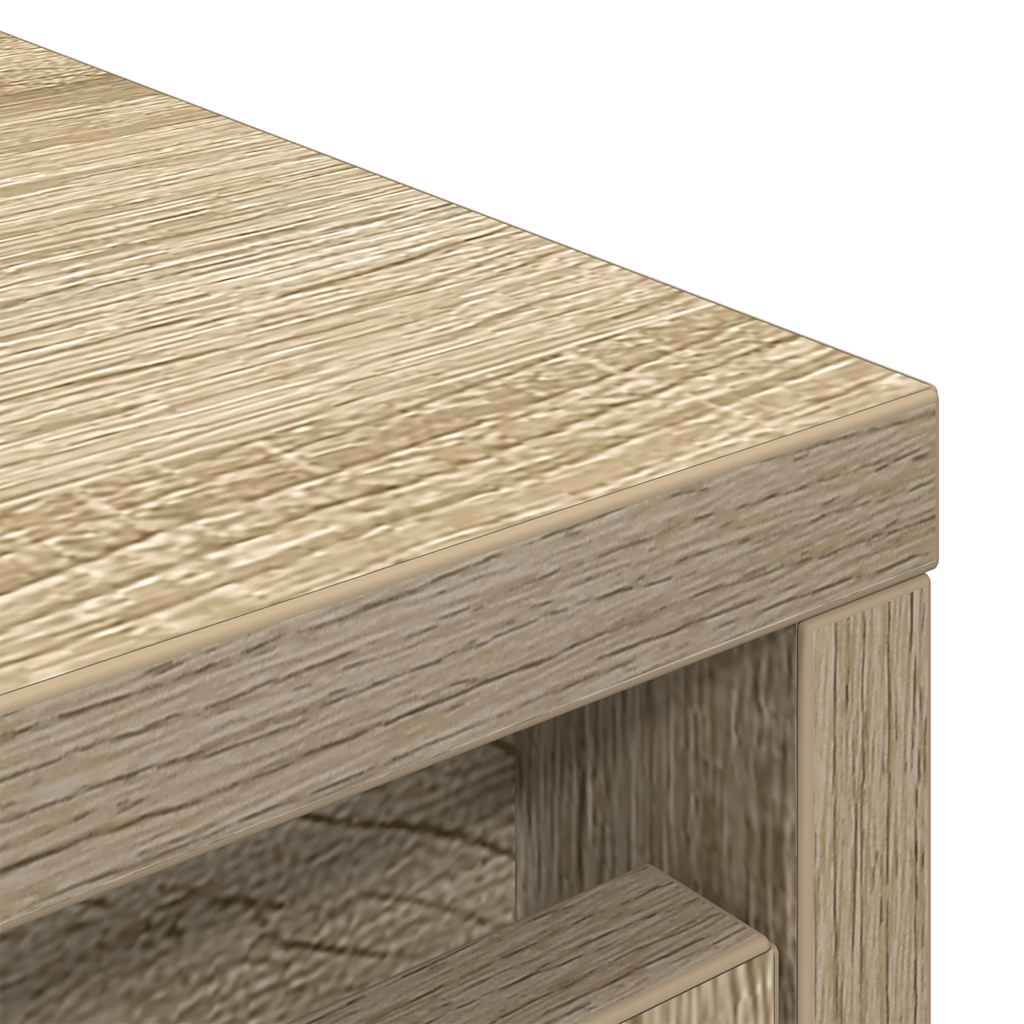 vidaXL Szafka na buty Sonoma Oak 29,5x34x76 cm Drewno klejone