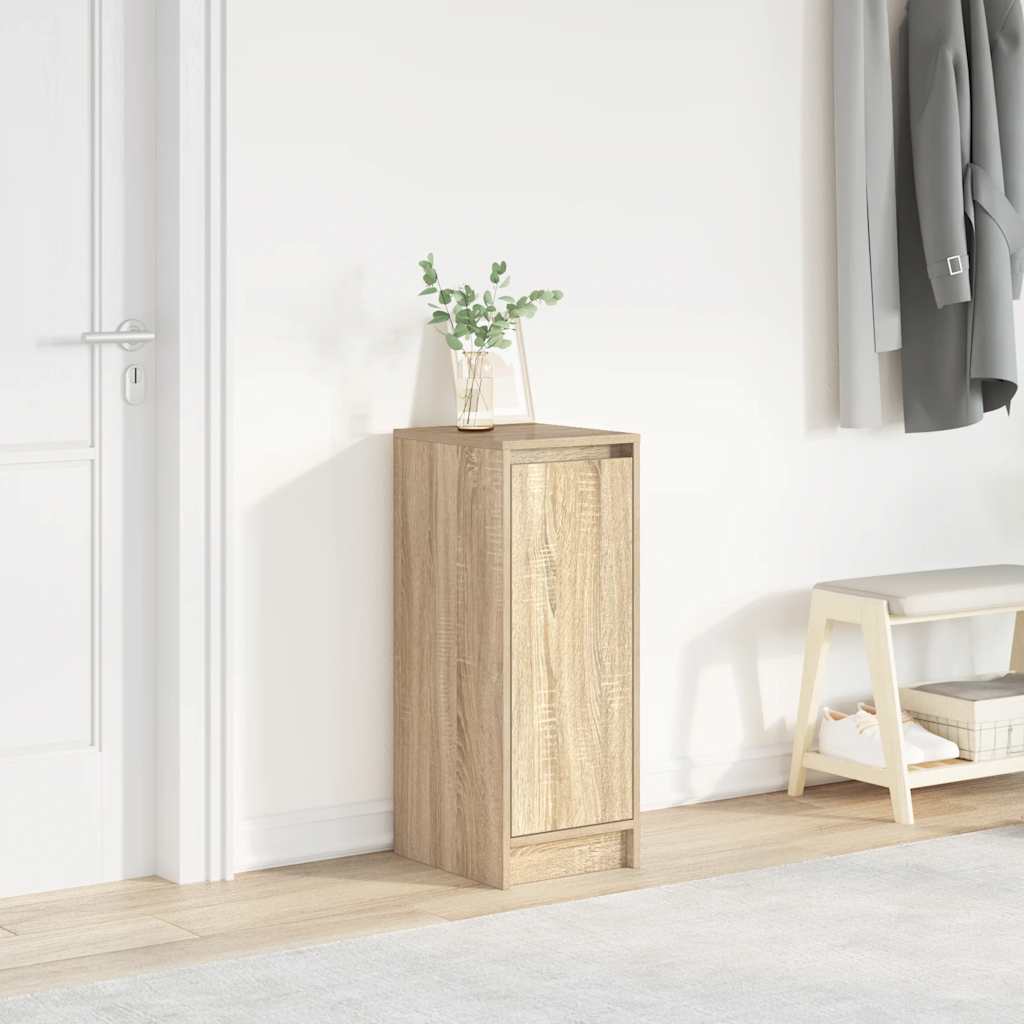 vidaXL Szafka na buty Sonoma Oak 29,5x34x76 cm Drewno klejone