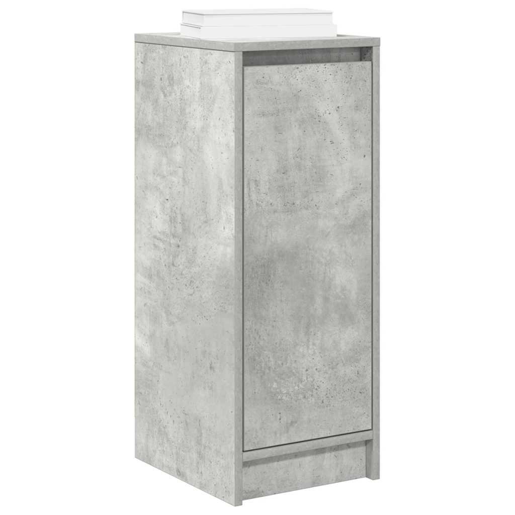vidaXL Szafka na buty Beton Szary 29,5x34x76 cm Drewno klejone
