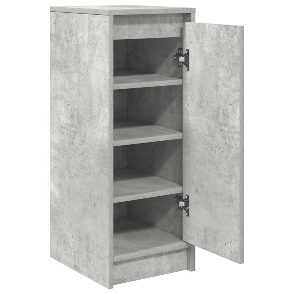 vidaXL Szafka na buty Beton Szary 29,5x34x76 cm Drewno klejone