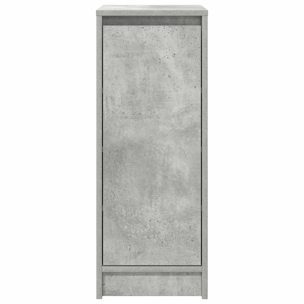 vidaXL Szafka na buty Beton Szary 29,5x34x76 cm Drewno klejone