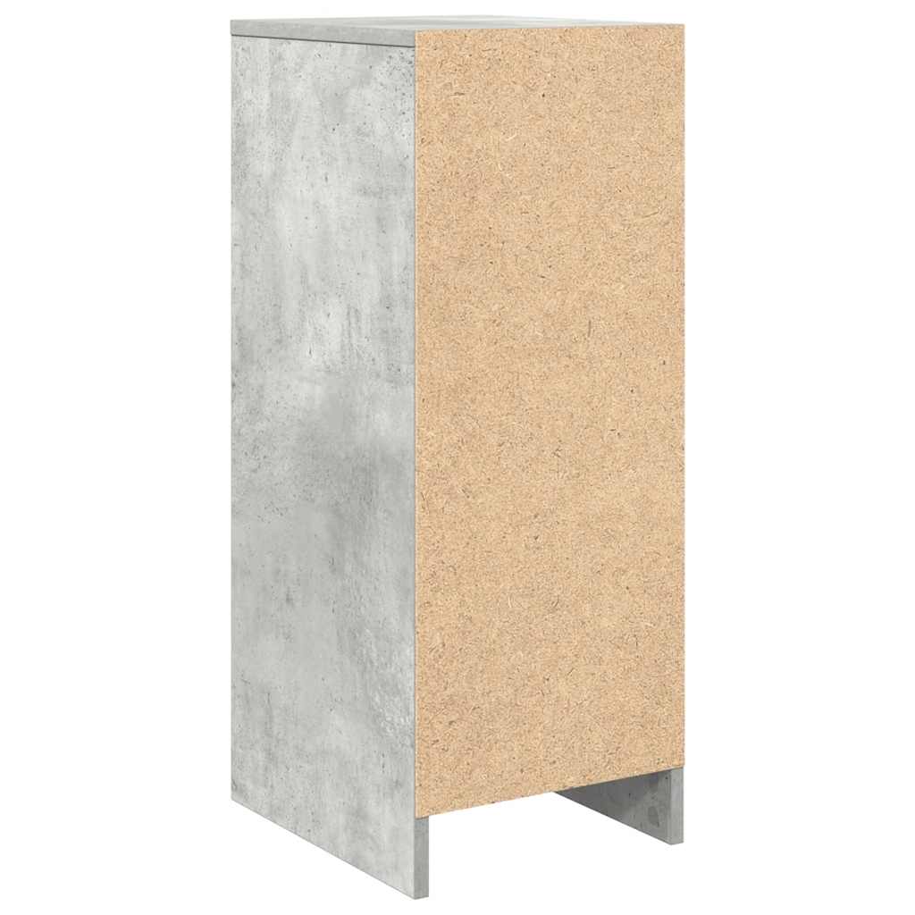 vidaXL Szafka na buty Beton Szary 29,5x34x76 cm Drewno klejone