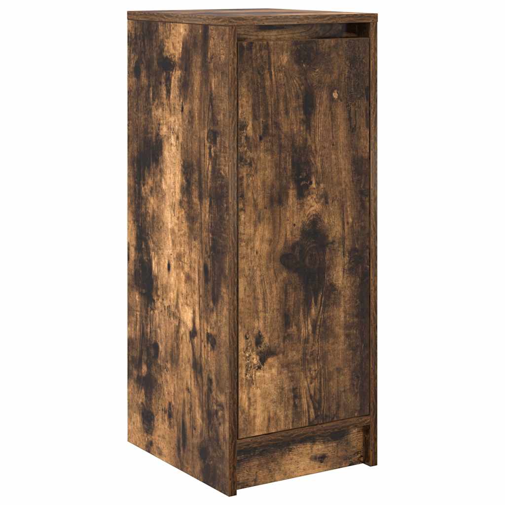 vidaXL Szafka na buty Dąb wędzony 29,5x34x76 cm Drewno klejone