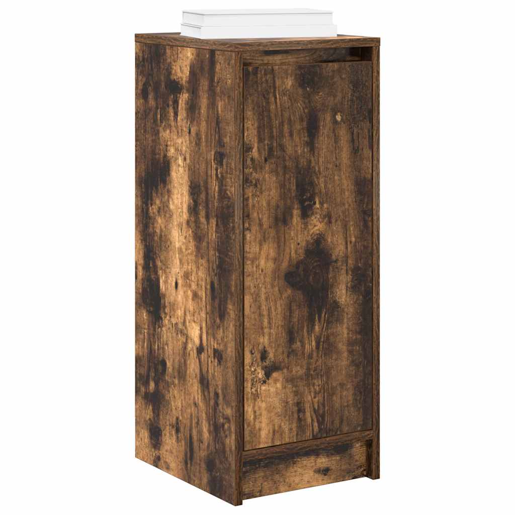 vidaXL Szafka na buty Dąb wędzony 29,5x34x76 cm Drewno klejone