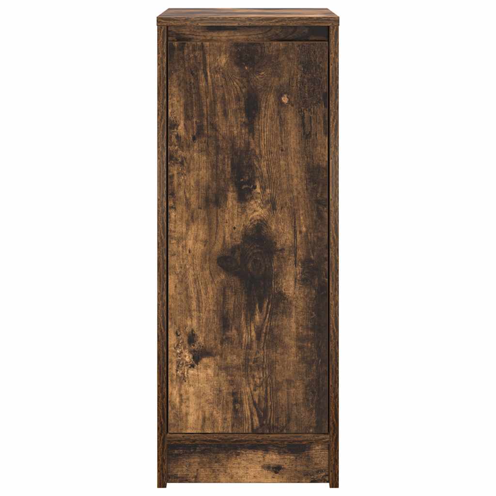 vidaXL Szafka na buty Dąb wędzony 29,5x34x76 cm Drewno klejone