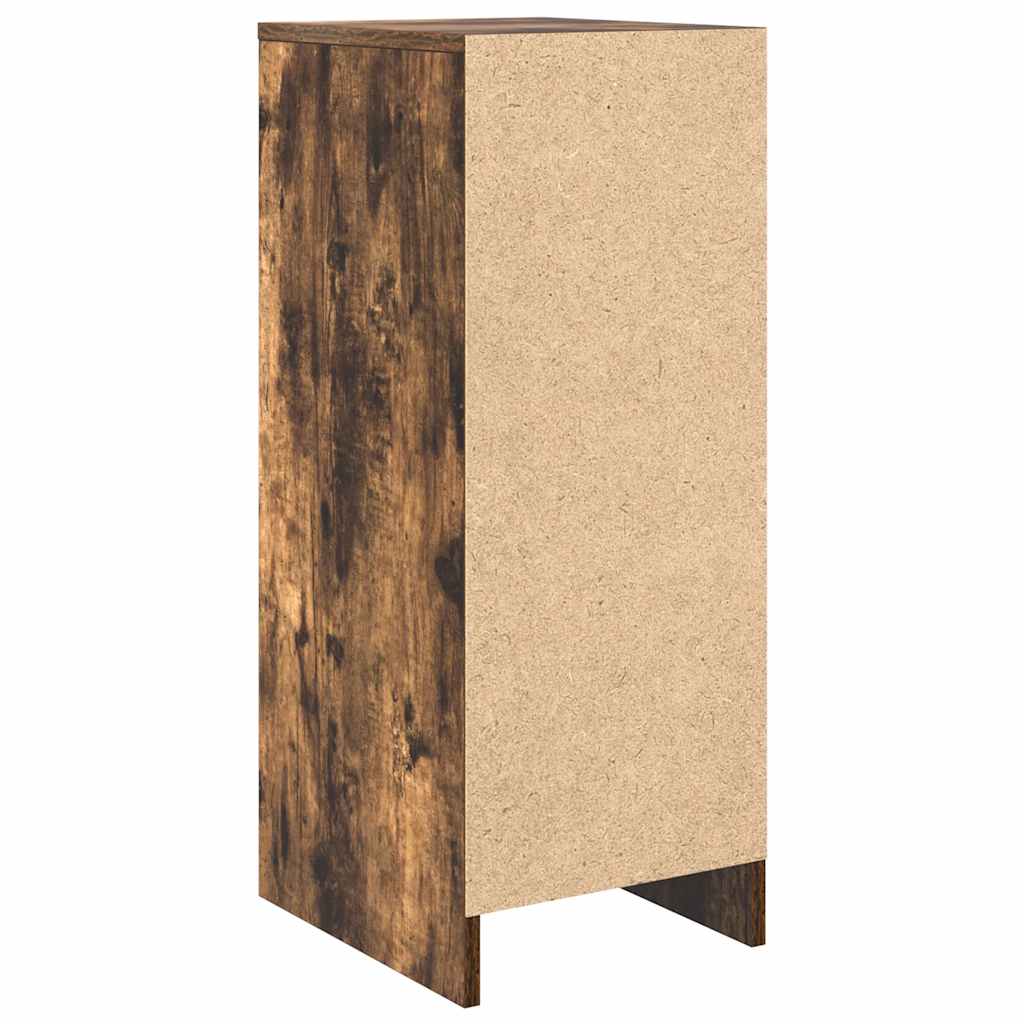 vidaXL Szafka na buty Dąb wędzony 29,5x34x76 cm Drewno klejone
