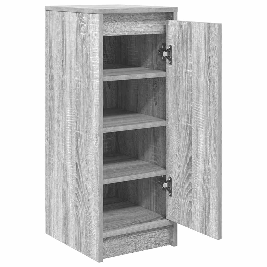 vidaXL Szafka na buty Szara Sonoma 29,5x34x76 cm Drewno klejone