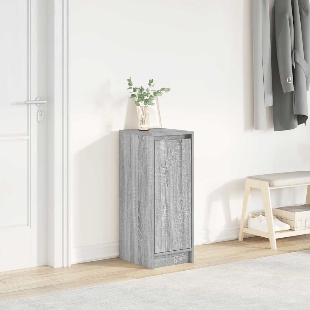vidaXL Szafka na buty Szara Sonoma 29,5x34x76 cm Drewno klejone