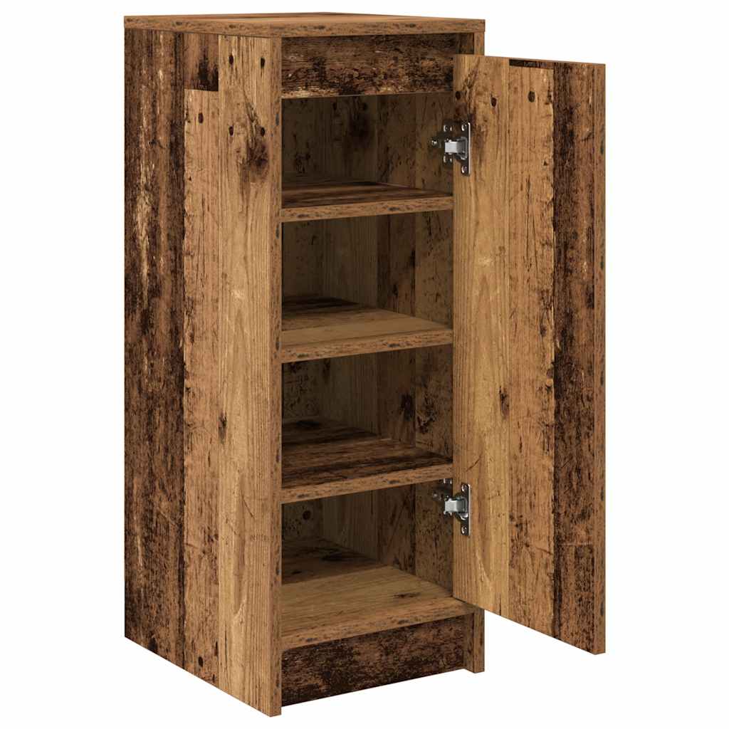 vidaXL Szafka na buty Stare drewno 29,5x34x76 cm Drewno klejone