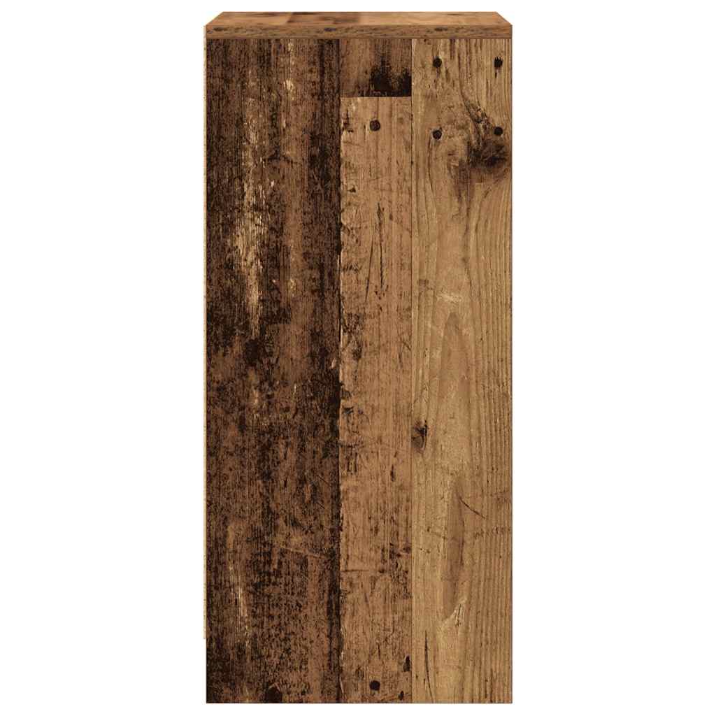 vidaXL Szafka na buty Stare drewno 29,5x34x76 cm Drewno klejone