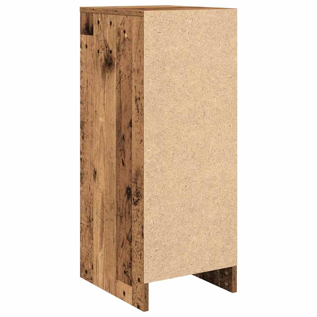 vidaXL Szafka na buty Stare drewno 29,5x34x76 cm Drewno klejone
