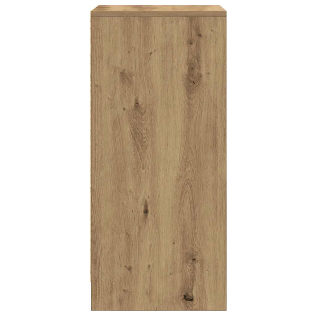 vidaXL Szafka na buty Artisan Oak 29,5x34x76 cm Drewno klejone