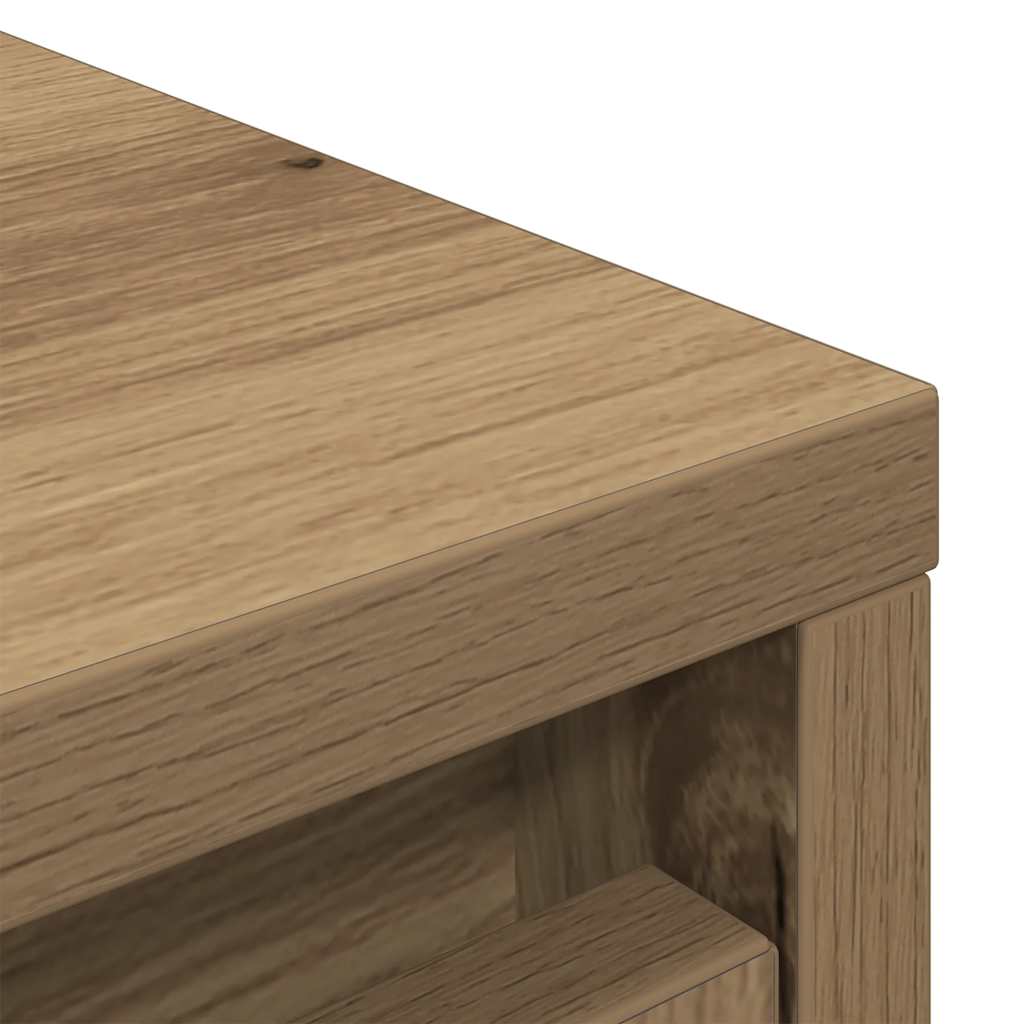 vidaXL Szafka na buty Artisan Oak 29,5x34x76 cm Drewno klejone