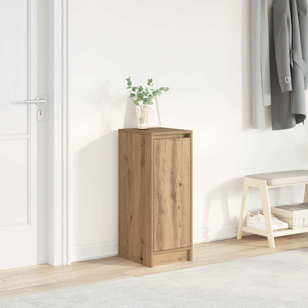 vidaXL Szafka na buty Artisan Oak 29,5x34x76 cm Drewno klejone