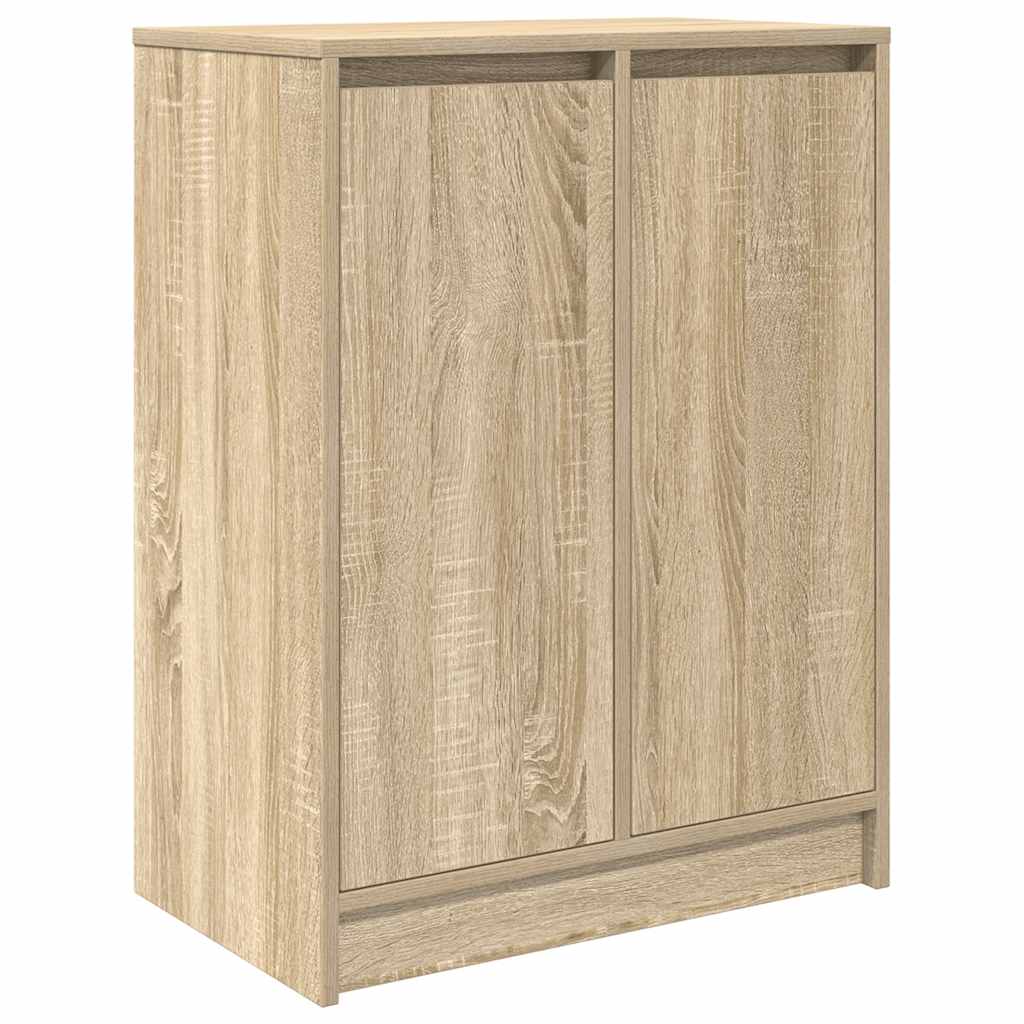 vidaXL Szafka na buty Sonoma Oak 57x34x76 cm Drewno klejone