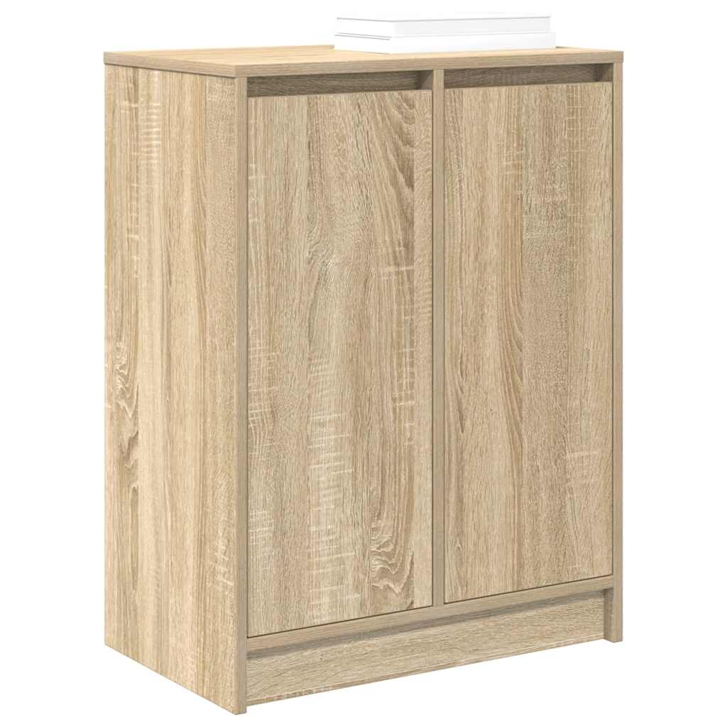 vidaXL Szafka na buty Sonoma Oak 57x34x76 cm Drewno klejone