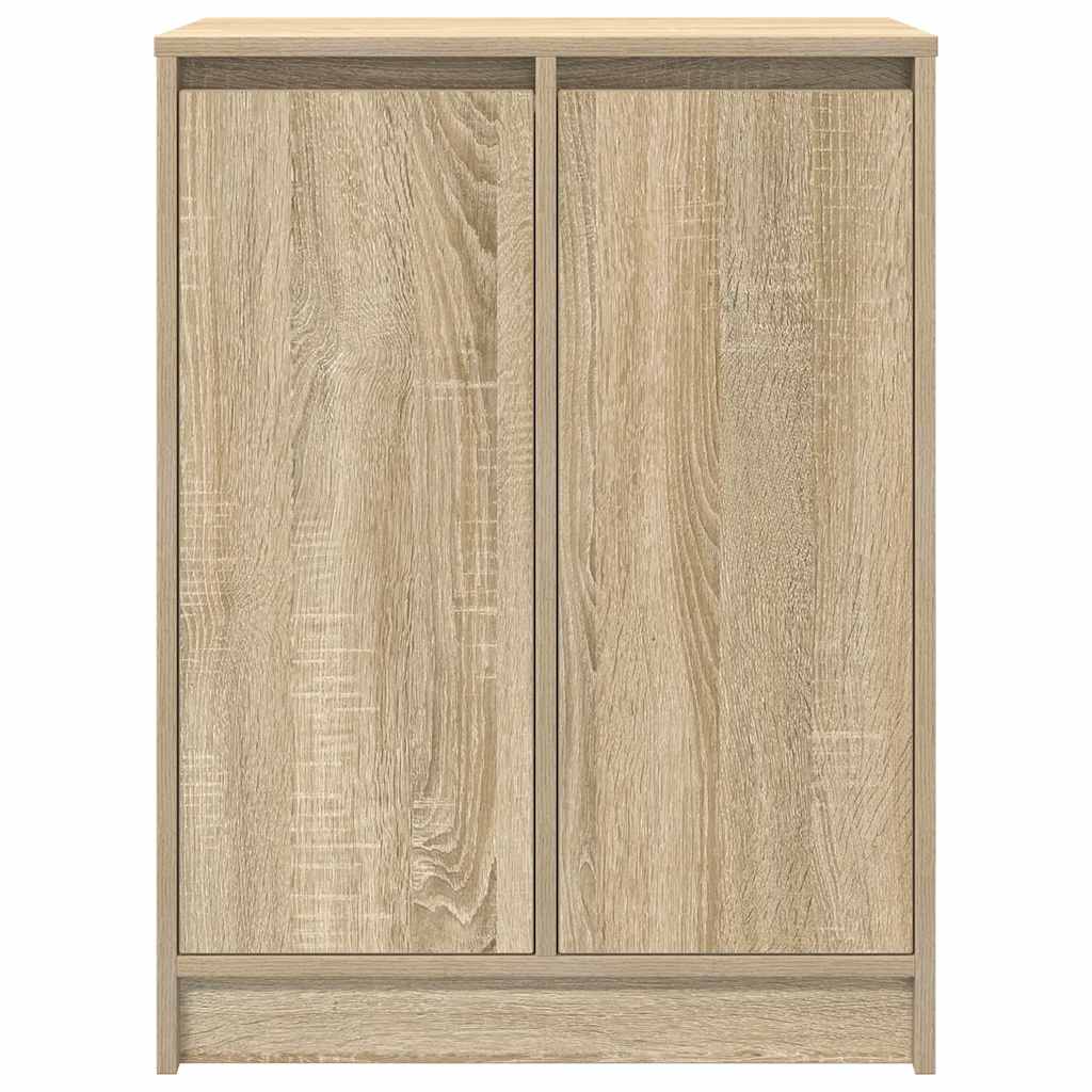 vidaXL Szafka na buty Sonoma Oak 57x34x76 cm Drewno klejone