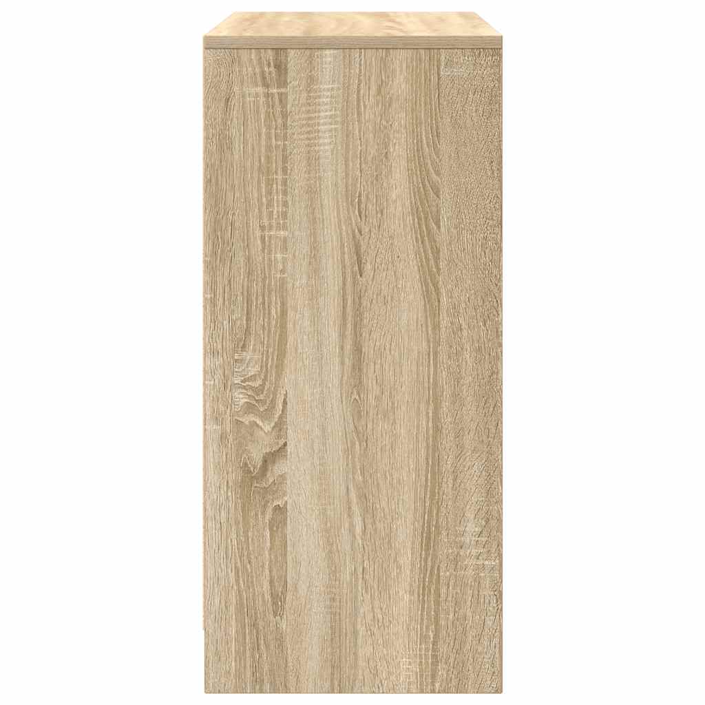 vidaXL Szafka na buty Sonoma Oak 57x34x76 cm Drewno klejone