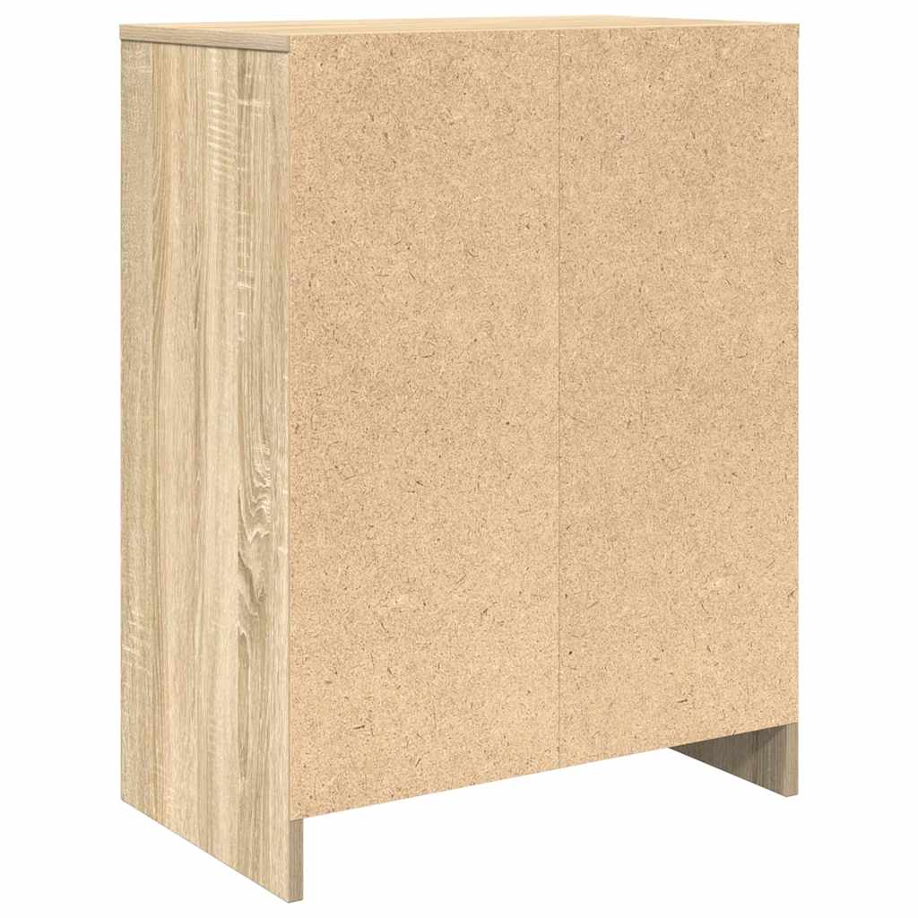vidaXL Szafka na buty Sonoma Oak 57x34x76 cm Drewno klejone