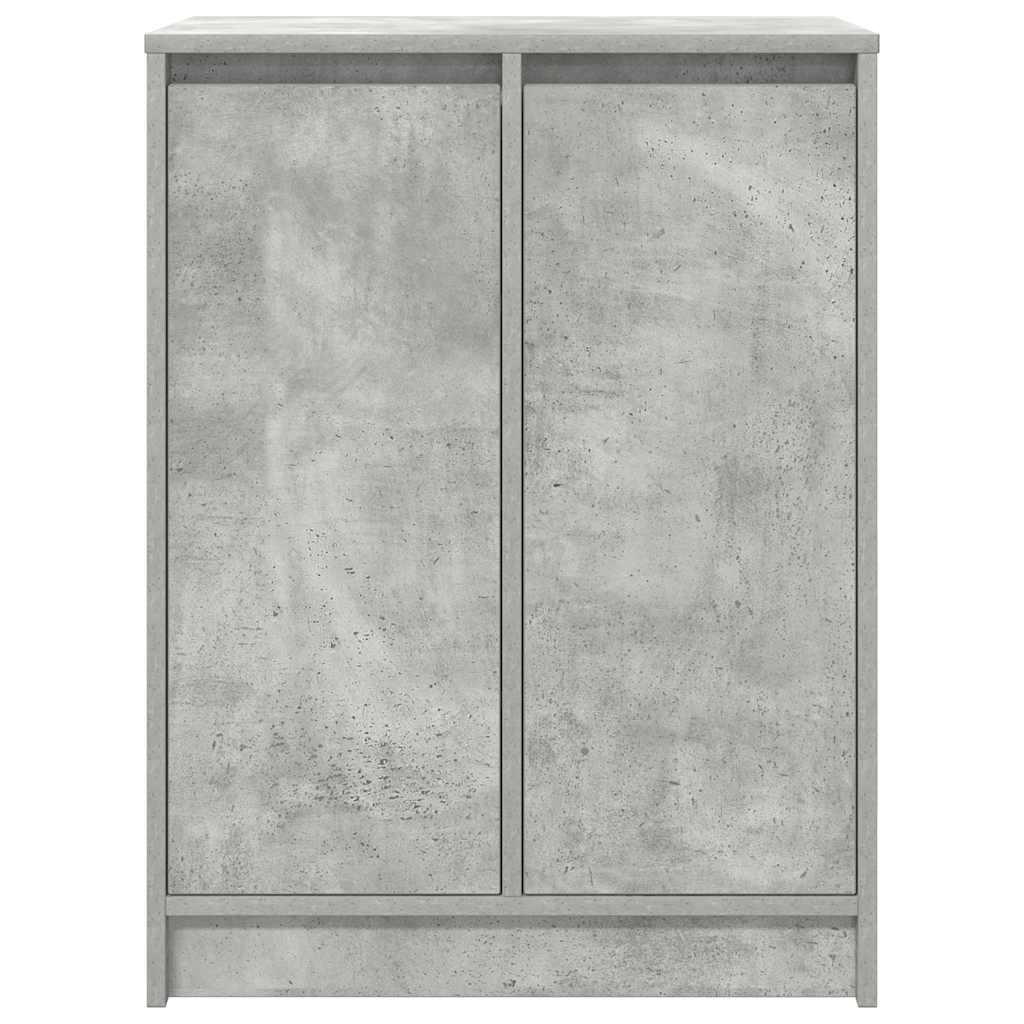 vidaXL Szafka na buty Beton Szary 57x34x76 cm Drewno klejone