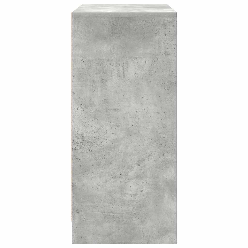 vidaXL Szafka na buty Beton Szary 57x34x76 cm Drewno klejone