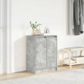 vidaXL Szafka na buty Beton Szary 57x34x76 cm Drewno klejone