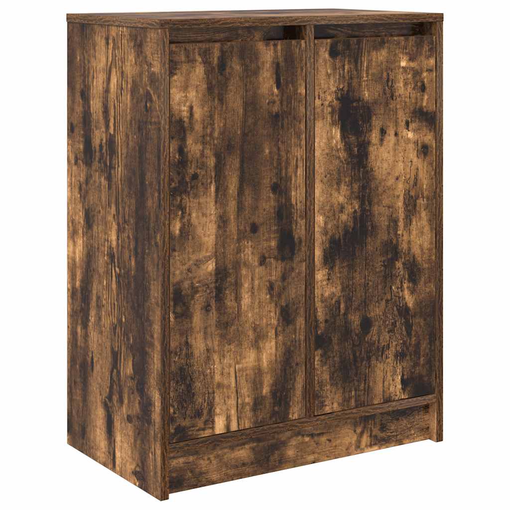 vidaXL Szafka na buty Dąb wędzony 57x34x76 cm Drewno klejone
