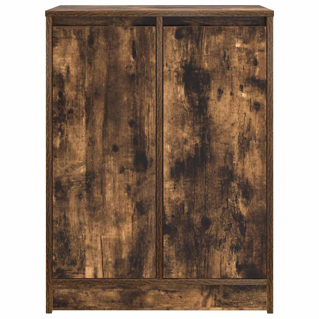 vidaXL Szafka na buty Dąb wędzony 57x34x76 cm Drewno klejone