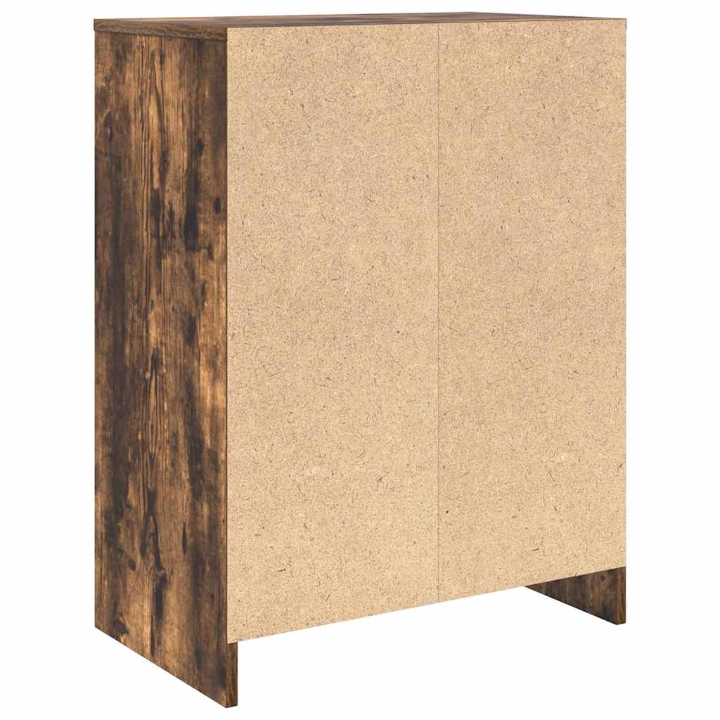 vidaXL Szafka na buty Dąb wędzony 57x34x76 cm Drewno klejone