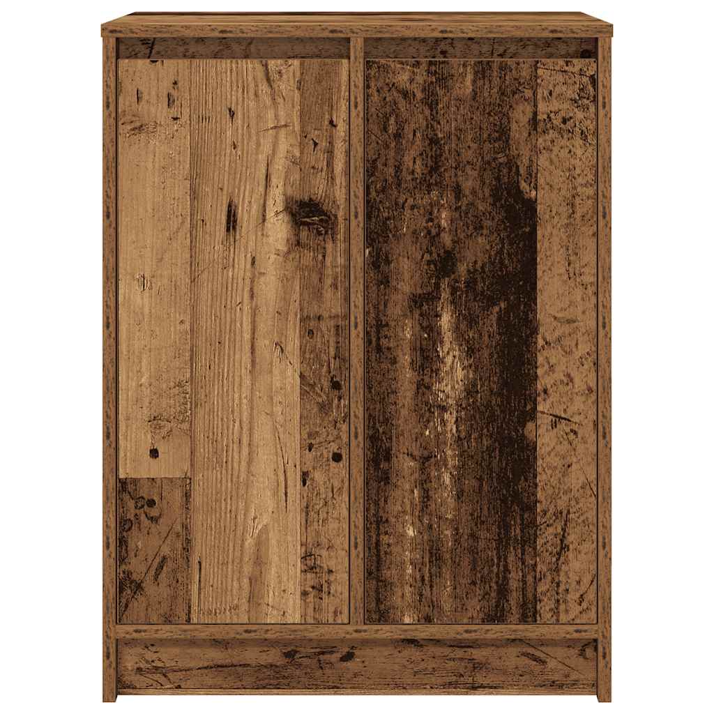 vidaXL Szafka na buty Stare drewno 57x34x76 cm Drewno klejone
