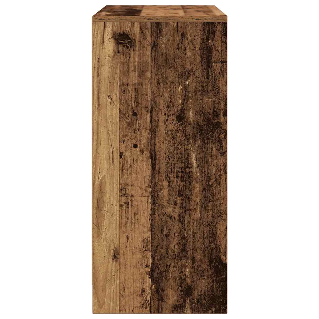 vidaXL Szafka na buty Stare drewno 57x34x76 cm Drewno klejone